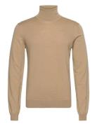 San Thomas-M Designers Knitwear Turtlenecks Beige HUGO