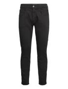 Anbass Trousers Slim Hyperflex Colour Xlite Bottoms Trousers Casual Black Replay
