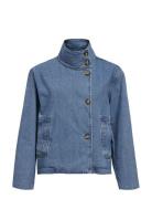 Objtilla Gro L/S Lo Denim Jacket Noos Jakke Denimjakke Blue Object