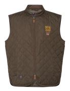 Trenton Quilted Vest Designers Vests Khaki Green Morris