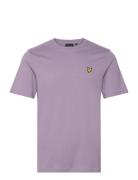 Plain T-Shirt Tops T-Kortærmet Skjorte Purple Lyle & Scott