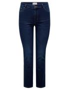 Caraugusta Hw Straight Dnm Bj61-2 Noos Bottoms Jeans Straight-regular Blue ONLY Carmakoma