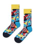 Marvel™ Captain America Sock Underwear Socks Regular Socks Blue Happy Socks