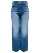 Carwilly Hw Wide Dnm Rea12187 Noos Bottoms Jeans Wide Blue ONLY Carmakoma