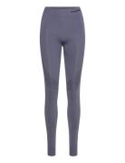 Hmlmt Shaping Seamless Mw Tights Sport Running-training Tights Blue Hummel