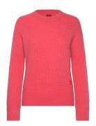 Scevanu Tops Knitwear Jumpers Coral HUGO