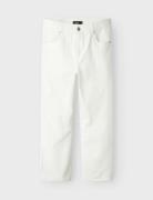 Nlmtazza Twi Dad Straight Pant Noos Bottoms Jeans Regular Jeans White LMTD