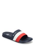 All American Slide Shoes Summer Shoes Sandals Pool Sliders Navy Champion