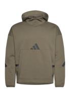 M Z.n.e. Hd Sport Sport Clothing Sport Sweatshirts & Hoodies Sport Hoodies Khaki Green Adidas Sportswear