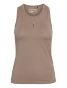 Women's Performance Racerback - Mesh Tops T-shirts & Tops Sleeveless Brown RS Sports