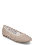 Shiny Effect Ballerinas Ballerinasko Ballerinaer Beige Mango