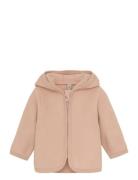 Jacket Ears Cotton Fleece Outerwear Fleece Outerwear Fleece Jackets Pink Huttelihut