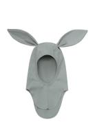 Balaclava Ears Cotton Rib Accessories Headwear Balaclava Green Huttelihut