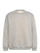 Slhrelax-Sigurd Crew Neck Sweat Tops Sweatshirts & Hoodies Sweatshirts Grey Selected Homme