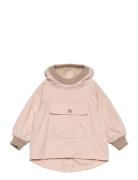 Matbabyvito Fleece Lined Spring Anorac. Grs Outerwear Shell Clothing Shell Jacket Pink MINI A TURE