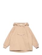 Matwai Fleece Lined Spring Jacket. Grs Outerwear Shell Clothing Shell Jacket Beige MINI A TURE