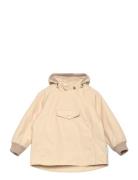 Matwai Fleece Lined Spring Jacket. Grs Outerwear Shell Clothing Shell Jacket Beige MINI A TURE