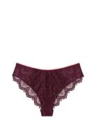 Lace Cheeky Lingerie Panties Brazilian Panties Burgundy Understatement Underwear