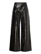 Leather Pants With Jeans Look Bottoms Trousers Leather Leggings-Bukser Black Stella Nova