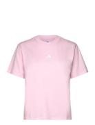 W Sl Sj T Sport Sport Clothing Sports Tops & T-shirts Sport T-Skjorte Pink Adidas Sportswear