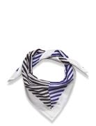 Soft Cotton Self Scarf Accessories Scarves Lightweight Scarves Blue Mads Nørgaard