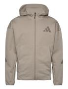 M Z.n.e. Fz Sport Men Sport Clothing Sport Sweatshirts & Hoodies Sport Hoodies Beige Adidas Sportswear