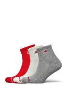 Patch Logo Ankle 3 Pack Sport Sport Clothing Sport Socks Multi/patterned New Balance