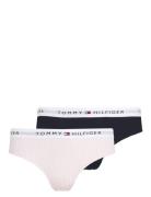 2 Pk Bikini Print Night & Underwear Underwear Panties Pink Tommy Hilfiger