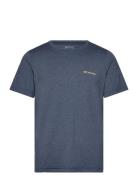 Kwick Hike Back Graphic Ss Tee Sport Men Men Sports Clothes Sport Tops Sport T-Skjorte Navy Columbia Sportswear