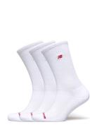 Patch Logo Crew 3 Pack Sport Women Sport Clothing Sport Socks White New Balance