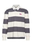 Hco. Guys Knits Tops Polos Long-sleeved Navy Hollister