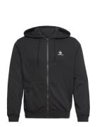 Star Chevron Full Zip Hoodie Black Tops Sweatshirts & Hoodies Hoodies Black Converse