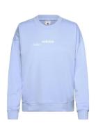 W Lin Ft Swt Sport Sport Clothing Sport Sweatshirts & Hoodies Sport Sweatshirts Blue Adidas Sportswear