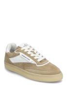 Cph90 Leather Mix White/Leo Low-top Sneakers Beige Copenhagen Studios