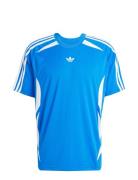 Teamgeist Tee Sport Men Sports Clothes Sport Tops Sport T-Skjorte Blue Adidas Originals