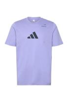 Padel Category Graphic T-Shirt Sport Men Men Sports Clothes Sport Tops Sport T-Skjorte Purple Adidas Tennis