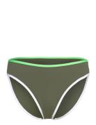 Beach Bound High Leg Pant Swimwear Bikinis Bikini Bottoms High Waist Bikinis Khaki Green Seafolly