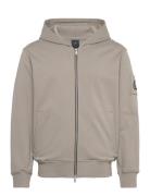 Hartsfield Zip-Up Tops Sweatshirts & Hoodies Hoodies Beige Moose Knuckles