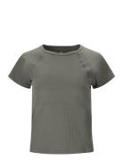 Rosier W S/S Tee Sport Women Sport Clothing Sports Tops & T-shirts Sport T-Skjorte Green Athlecia