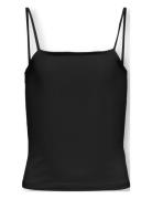 Kogea Short Double Layer Singlet Jrs Tops T-shirts Sleeveless Black Kids Only