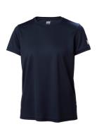 W Hh Tech T-Shirt 2.0 Sport Women Sport Clothing Sports Tops & T-shirts Sport T-Skjorte Navy Helly Hansen