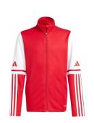 Sq25 Tr Jkt Y Sport Sweatshirts & Hoodies Sweatshirts Red Adidas Performance