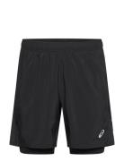 Asics Core 2-N-1 7In Short Sport Men Sport Clothing Sport Shorts Sport Training Shorts Black Asics