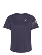 Asics Icon Ss Top Sport Women Sport Clothing Sports Tops & T-shirts Sport T-Skjorte Black Asics