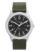 Mk1 Automatic Sst Case Black Dial Green Strap Accessories Watches Analog Watches Silver Timex