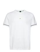 Tee Rib Ac Sport Men Sports Clothes Sport Tops Sport T-Skjorte White BOSS