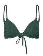 Bra Stella Rib Swimwear Bikinis Bikini Tops Triangle Bikinitops Green Lindex