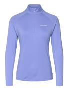 San Marcos 1/4 Zip Sport Sport Clothing Sport Fleeces & Midlayers Blue Calvin Klein Golf