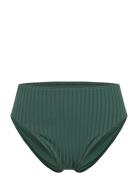 Brief Bikini High Hanna Rib Swimwear Bikinis Bikini Bottoms Bikini Briefs Green Lindex