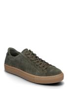 Type - Bosco Suede / Gum Low-top Sneakers Khaki Green Garment Project